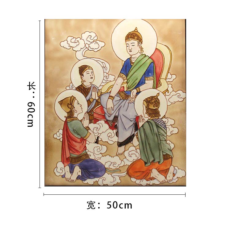 佛像瓷板畫