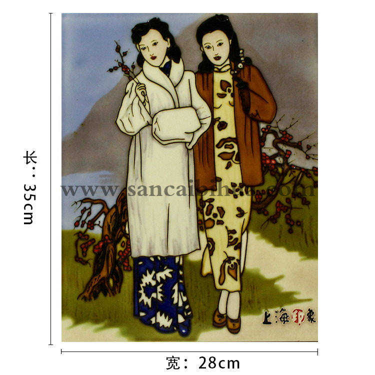 人物瓷板畫尺寸